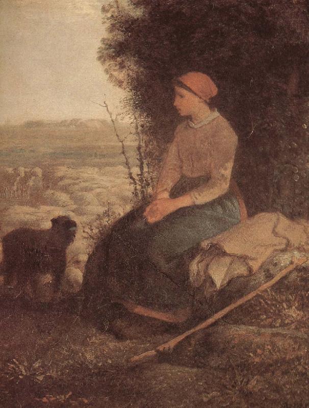 Jean Francois Millet Sleeping Shepherdess oil painting image